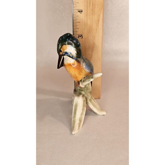 Goebel Hummel Figurine "Kingfisher" Beak Has Damage - Picture 5 of 7